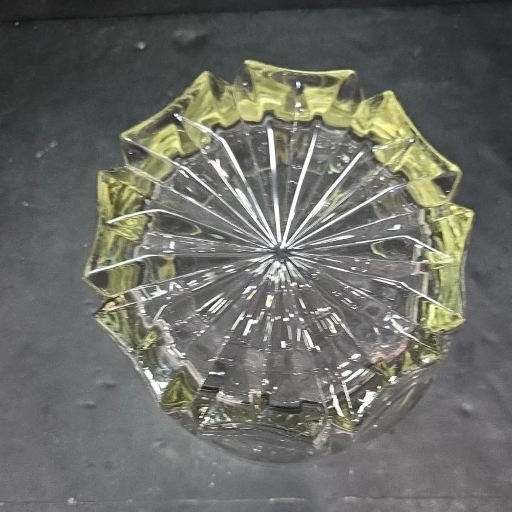 Princess House‎ Heritage Crystal Ice Bucket, Etched Floral Serving Bowl, Barware